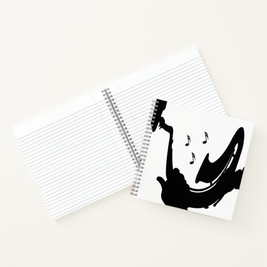 Surreal Saxophone Play Notitieboek (Binnen)