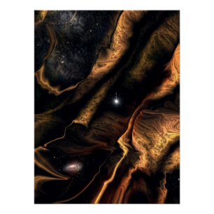 Surreal Science Fiction Fantasy Space Art Perfect Poster