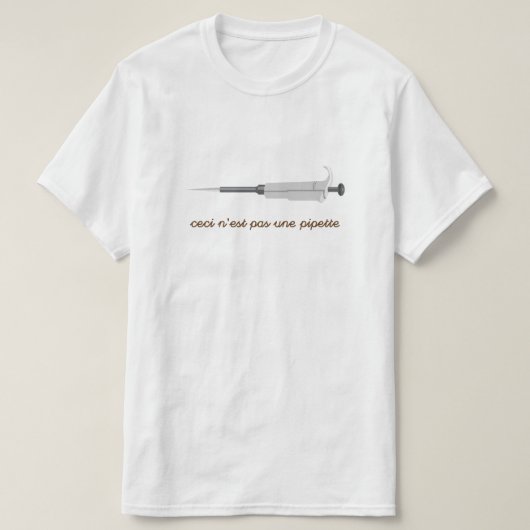 Surreal Science - Pipette - Mannen T-shirt (Design voorkant)