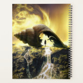 Surreal Seashell en Waterval Planner (Achterkant)