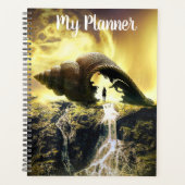 Surreal Seashell en Waterval Planner (Voorkant)
