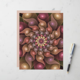 Surreal Shiny Flower Moderne Abstract Fractal Art