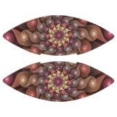 Surreal Shiny Flower Moderne Abstract Fractal Art American Football (Panelen)