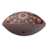 Surreal Shiny Flower Moderne Abstract Fractal Art American Football (Gedraaid 270)