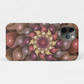 Surreal Shiny Flower Moderne Abstract Fractal Art Case-Mate iPhone Case (Achterkant (horizontaal))
