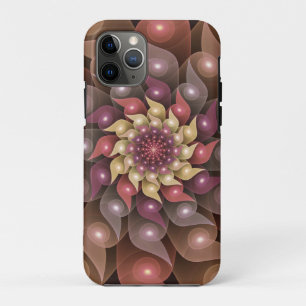 Surreal Shiny Flower Moderne Abstract Fractal Art Case-Mate iPhone Case
