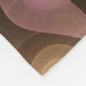 Surreal Shiny Flower Moderne Abstract Fractal Art Fleece Deken (Hoek)