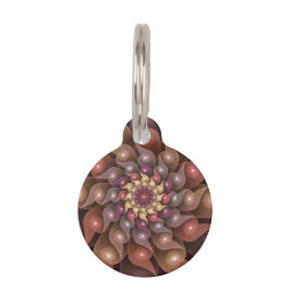 Surreal Shiny Flower Moderne Abstract Fractal Art Huisdierpenning