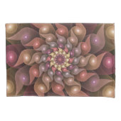 Surreal Shiny Flower Moderne Abstract Fractal Art Kussensloop (Voorkant)