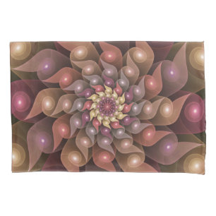 Surreal Shiny Flower Moderne Abstract Fractal Art Kussensloop