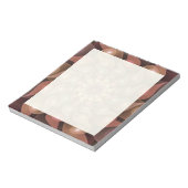 Surreal Shiny Flower Moderne Abstract Fractal Art Notitieblok (Linkerzijde)