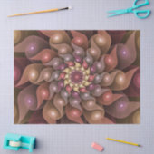 Surreal Shiny Flower Moderne Abstract Fractal Art Tissuepapier (Craft)