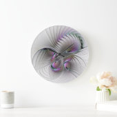 Surreal Shy Beauty Modern Abstracte fractal Art Grote Klok (Huis)