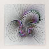 Surreal Shy Beauty Modern Abstracte fractal Art Legpuzzel (Verticaal)