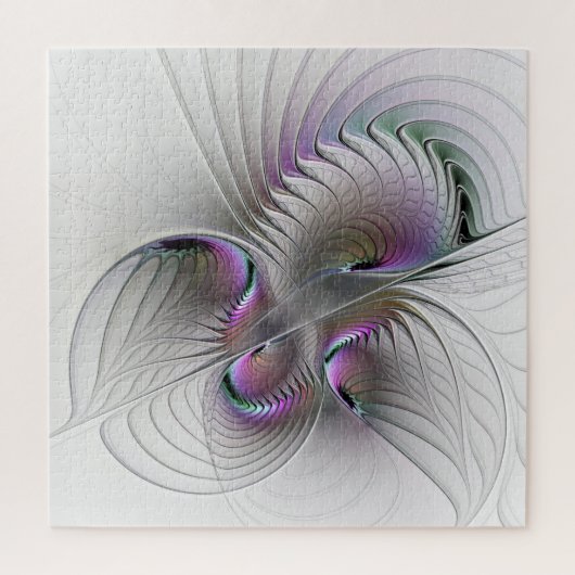 Surreal Shy Beauty Modern Abstracte fractal Art Legpuzzel (Verticaal)