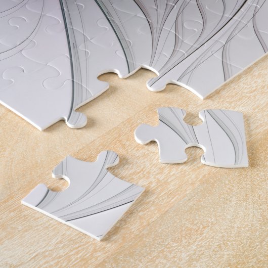 Surreal Shy Beauty Modern Abstracte fractal Art Legpuzzel (Zijkant)