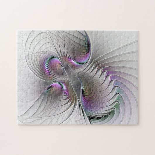 Surreal Shy Beauty Modern Abstracte fractal Art Legpuzzel (Horizontaal)