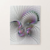 Surreal Shy Beauty Modern Abstracte fractal Art Legpuzzel (Verticaal)