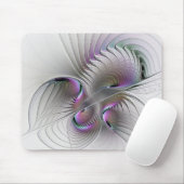 Surreal Shy Beauty Modern Abstracte fractal Art Muismat (Met muis)