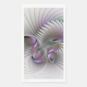 Surreal Shy Beauty Modern Abstracte fractal Art Servet (Voorkant)