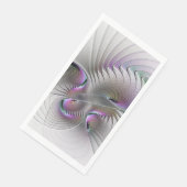 Surreal Shy Beauty Modern Abstracte fractal Art Servet (Hoek)