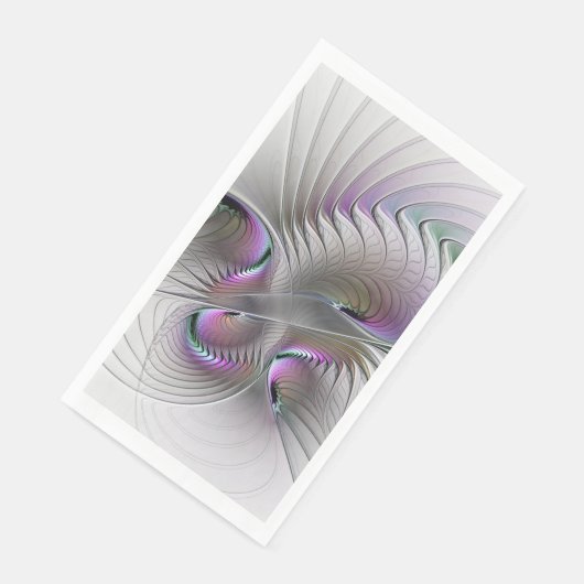 Surreal Shy Beauty Modern Abstracte fractal Art Servet (Hoek)