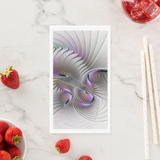 Surreal Shy Beauty Modern Abstracte fractal Art Servet (Insitu)