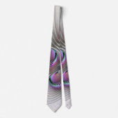 Surreal Shy Beauty Modern Abstracte fractal Art Stropdas (Voorkant)
