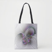 Surreal Shy Beauty Modern Abstracte fractal Art Tote Bag (Voorkant)