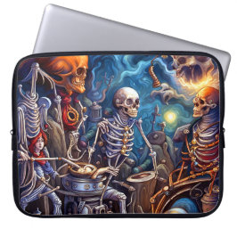 Surreal Skeletons II Laptop Sleeve