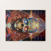 Surreal Skull Colorful Visionary Art Legpuzzel (Horizontaal)