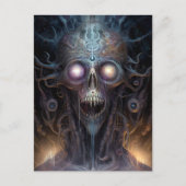 Surreal Skull Gothic Horror Art Briefkaart (Voorkant)