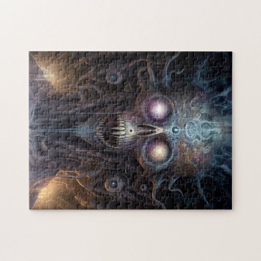 Surreal Skull Gothic Horror Art Legpuzzel (Horizontaal)