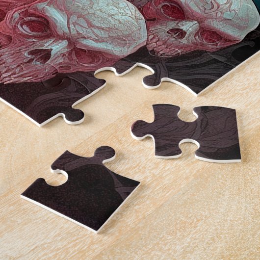 Surreal Skull Gothic Horror Art Legpuzzel (Zijkant)