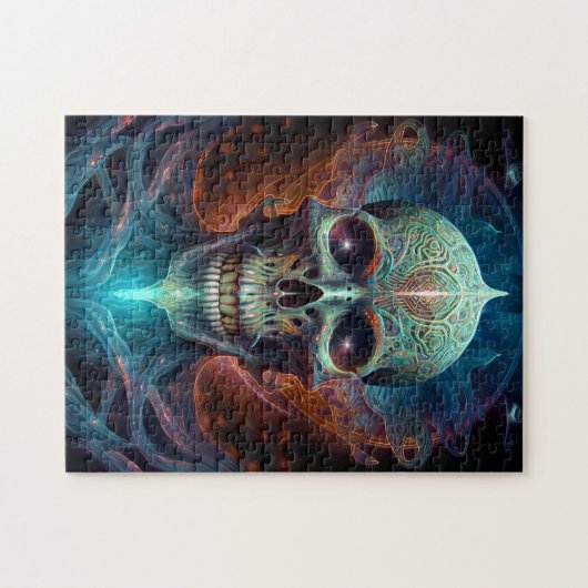 Surreal Skull Gothic Horror Art Legpuzzel (Horizontaal)