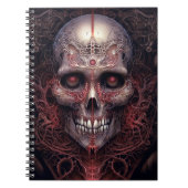Surreal Skull Gothic Horror Art Notitieboek (Voorkant)