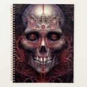 Surreal Skull Gothic Horror Art Planner (Voorkant)