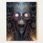 Surreal Skull Gothic Horror Art Planner (Achterkant)