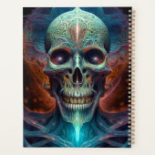 Surreal Skull Gothic Horror Art Planner (Achterkant)