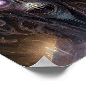 Surreal Skull Gothic Horror Art Poster (Hoek)