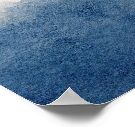 Surreal Sky en Clouds Waterverf schilderen Poster (Hoek)