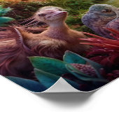 Surreal Sloth Safari Poster (Hoek)