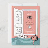 Surreal Soiree, Modern Surrealisme Feest, Bizar Kaart (Voorkant)