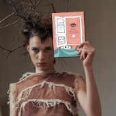 Surreal Soiree, Modern Surrealisme Feest, Bizar Kaart