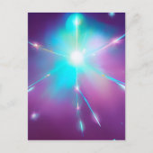 Surreal Space Star Briefkaart (Voorkant)