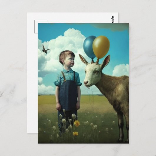 Surreal Spring scene Briefkaart (Voorkant / Achterkant)