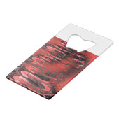 Surreal Sprung Spring Creditkaart Flessenopener (Achterkant Gekanteld)