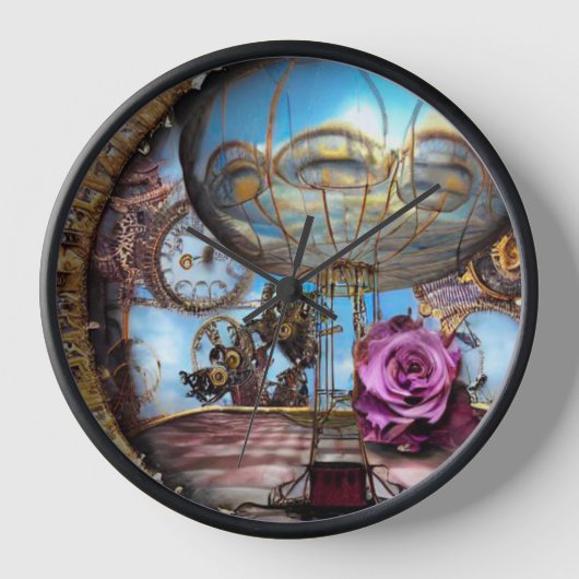 Surreal Steampunk Hot Air ballon (Voorkant)
