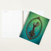 Surreal Stone Hand Daisies Notebook Planner (Display)