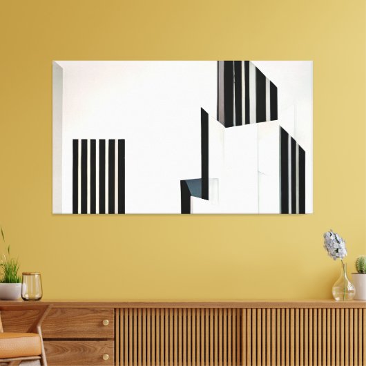 Surreal Structures - Estruturas Surreais Canvas Afdruk (Insitu (Woonkamer))